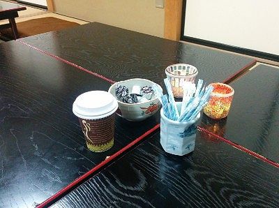 お寺カフェでコーヒー