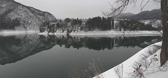冬の赤谷湖