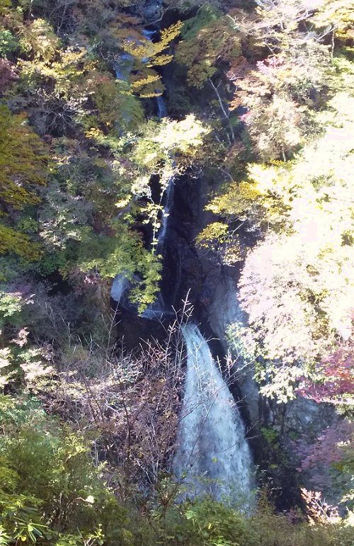 紅葉と小中大滝