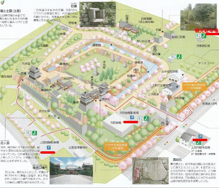 上田城マップ