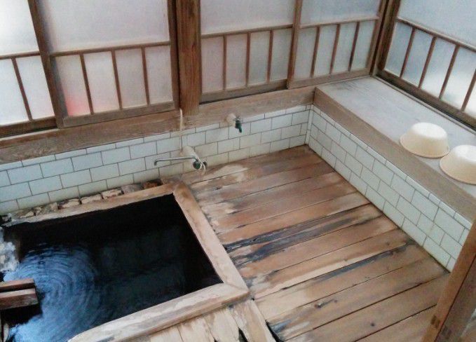 大正時代にできた浴室