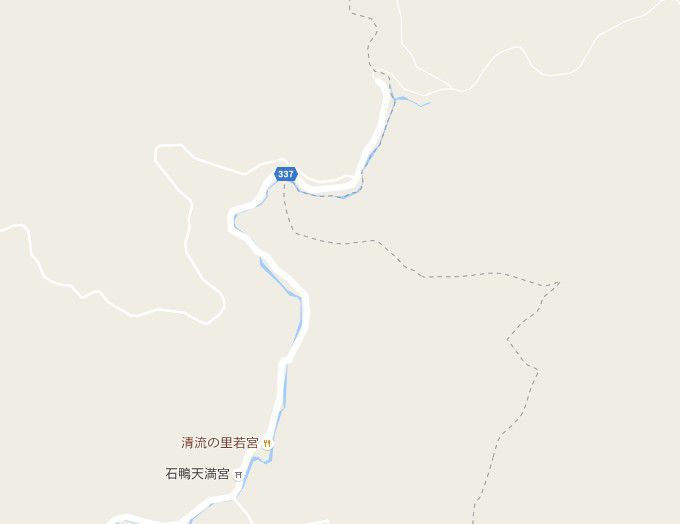 桐生川源流林ドライブマップ