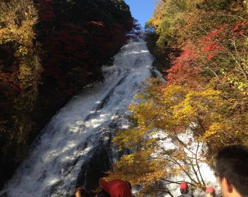 紅葉の湯滝